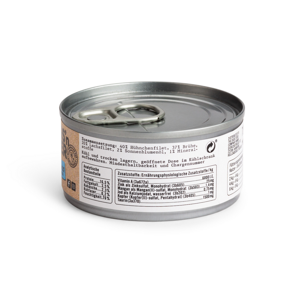 Dogs’n Tiger Adult graanvrij katten natvoer; kip & zalm