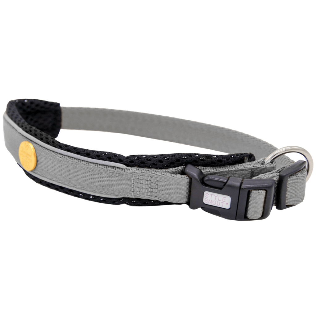 Hondenhalsband zilvergrijs