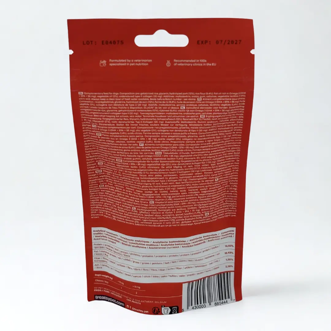 Soft chews Hond Heup & Gewricht Supplement | Treatsy Dagelijkse Bescherming