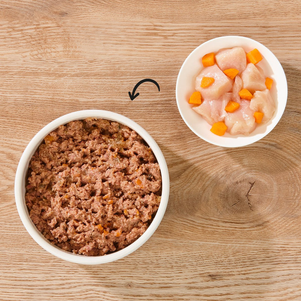 Dogs'n Tiger Graanvrij Natvoer Honden: Kip & Wortel Maaltijd