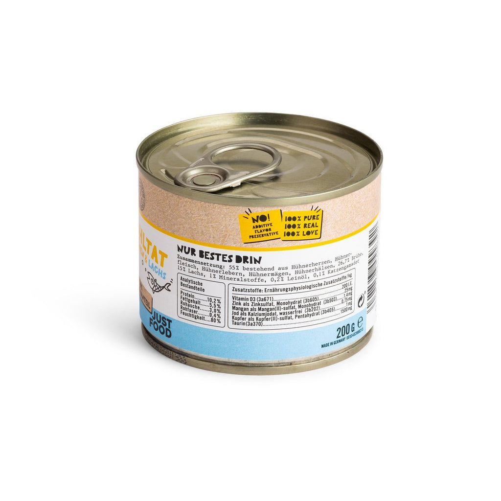 Dogs’n Tiger volwassen katten natvoer; Kip & Zalm