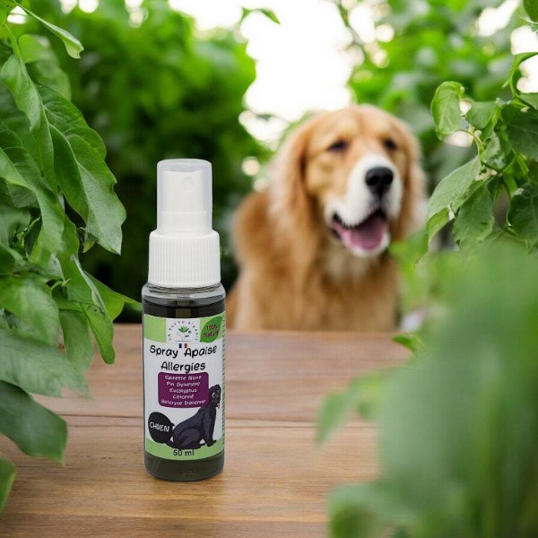 Natuurlijke verzachtende huidspray voor honden