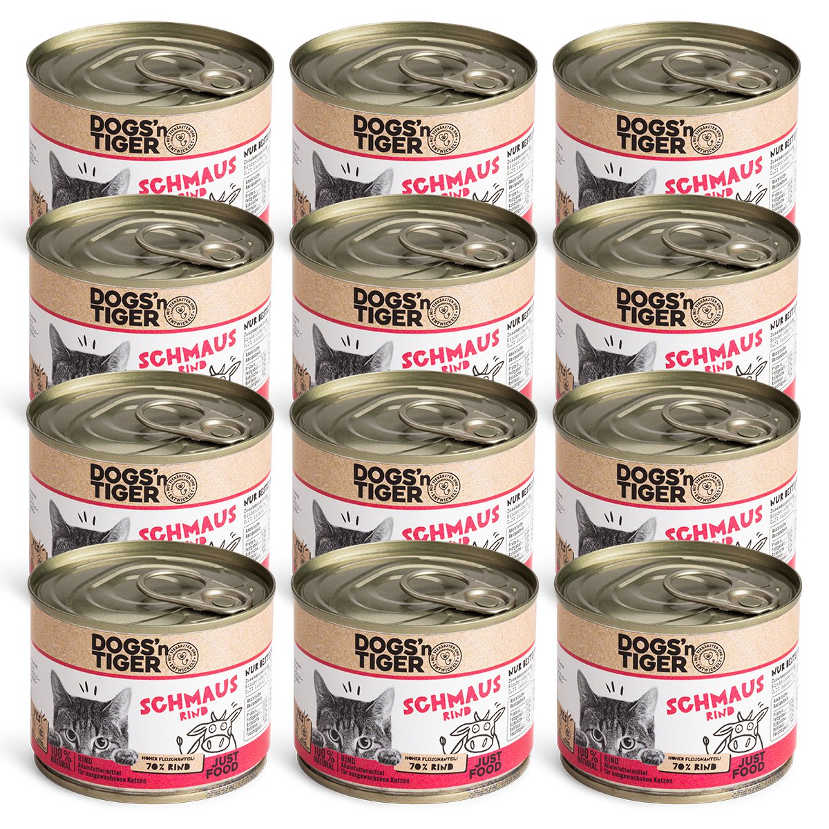 Dogs'n Tiger Kattenvoer: Rundvlees